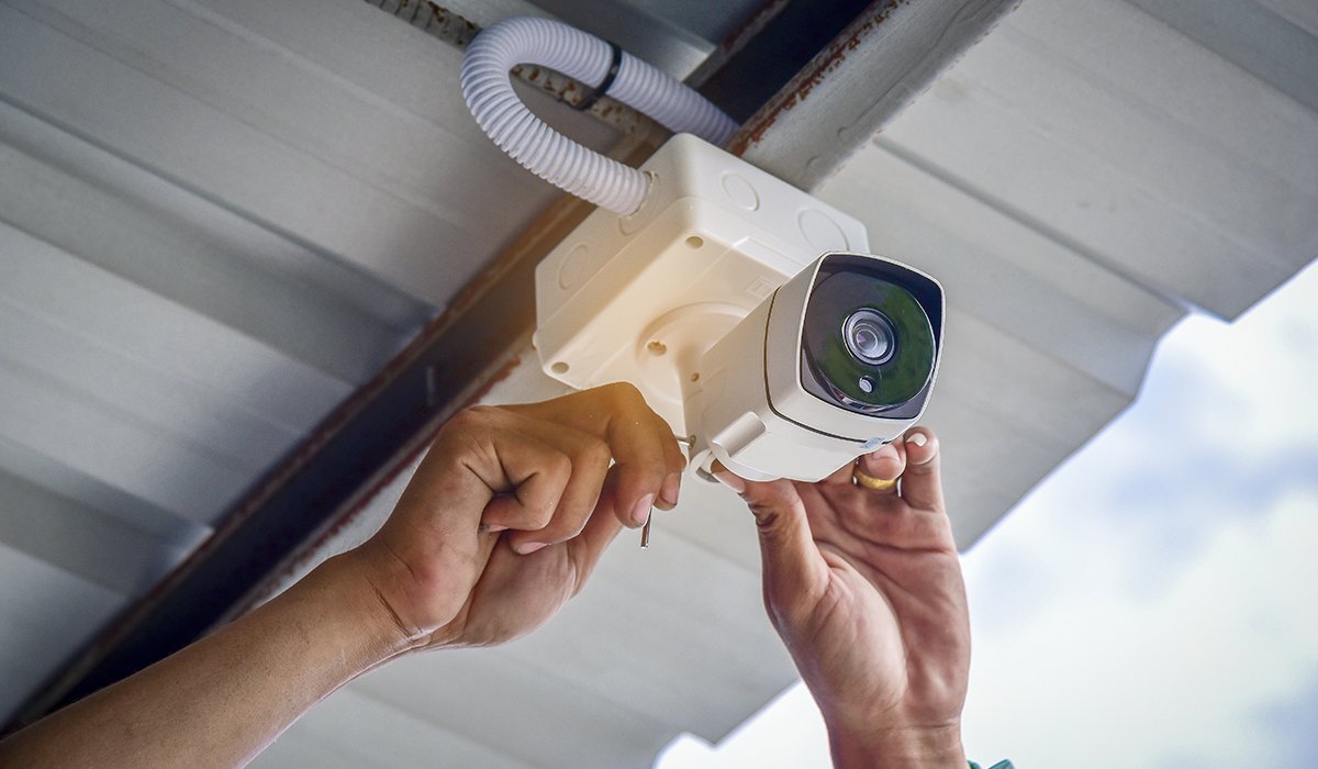 video camera installation