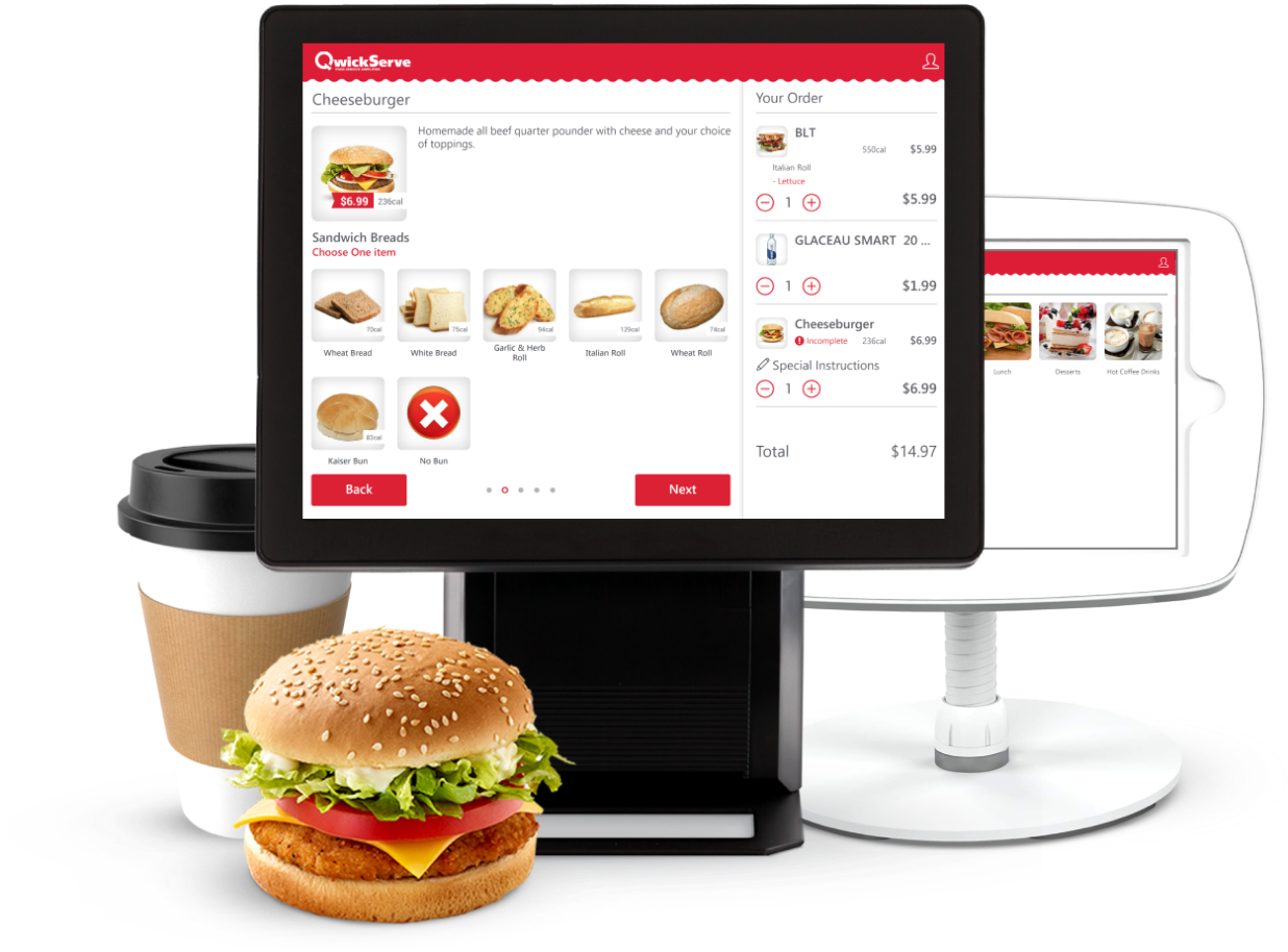 QwickServe Food Ordering Devices