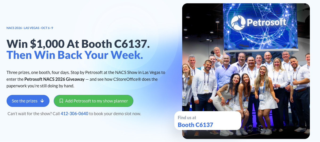 5 Reasons Why Petrosoft Booth C6137 Is a Must-Visit at NACS 2026
